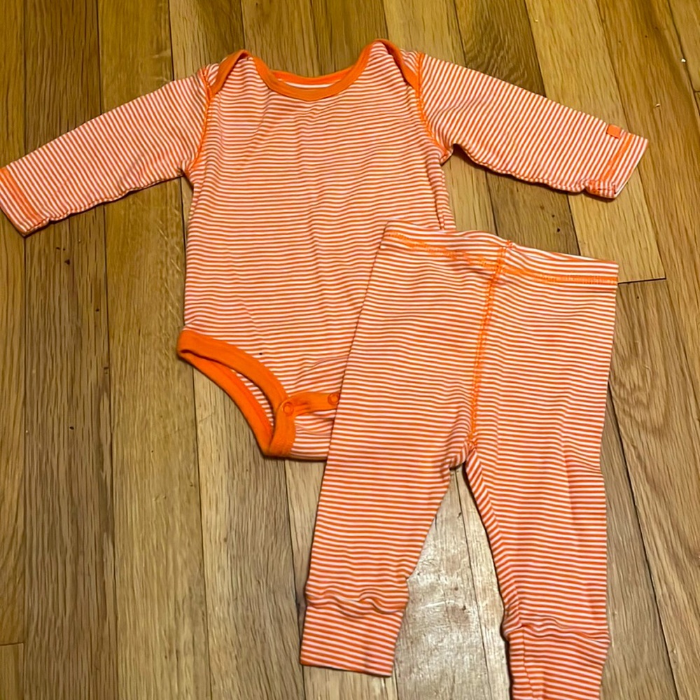 Adorable LITTLE 77 3-6 MO Outfit Matching  Onesie & Pants